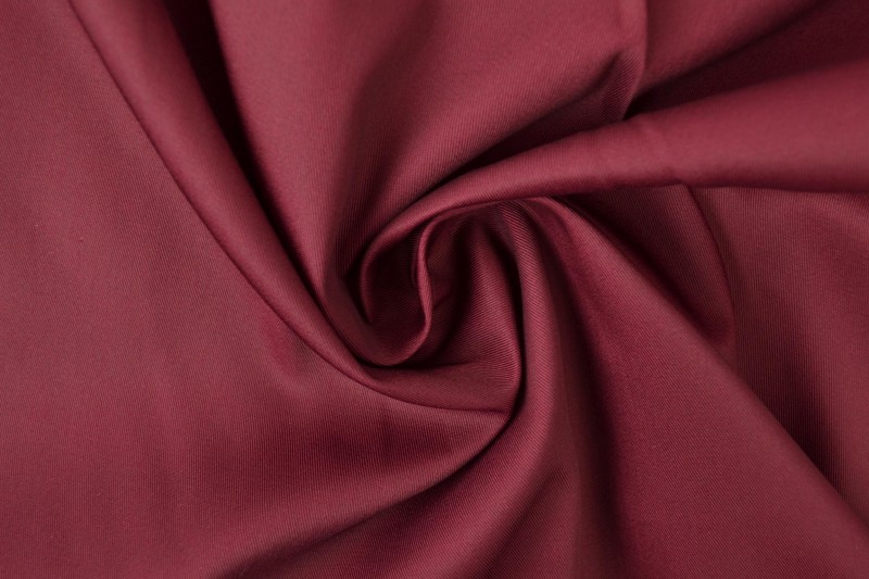Coton sergé bordeaux