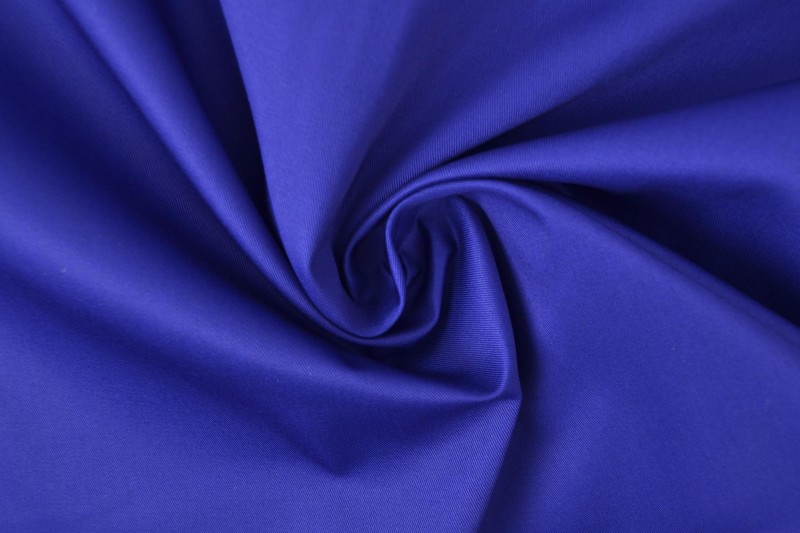 Coton sergé bleu foncé