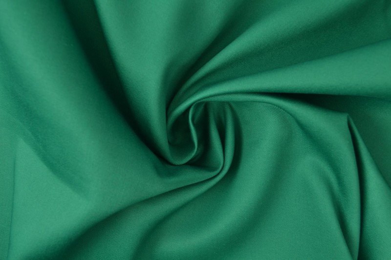 Coton sergé vert