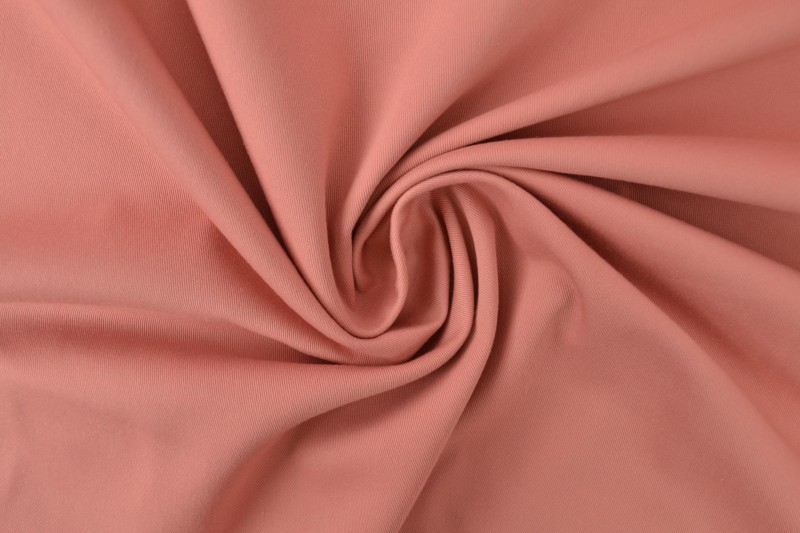 Coton sergé vieux rose
