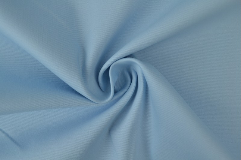 Sergé de coton Stretch bleu bébé