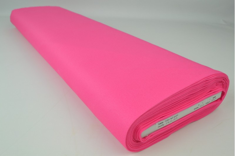 Sergé de coton Stretch fuchsia, rouleau