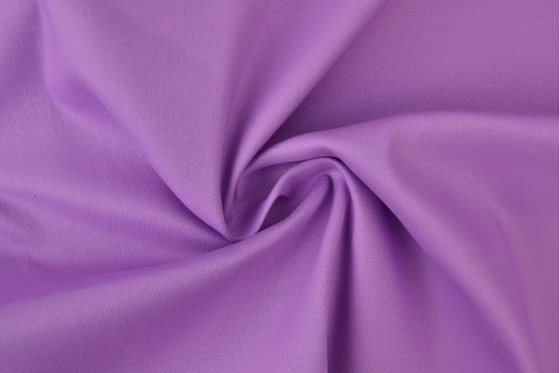 Sergé de coton Stretch lilas