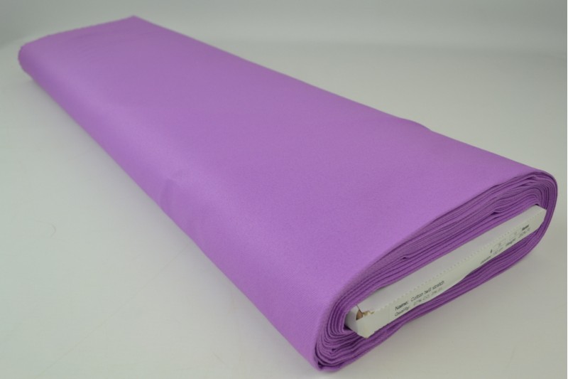 Sergé de coton Stretch lilas, rouleau