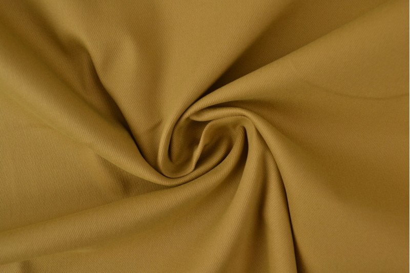 Sergé de coton Stretch taupe