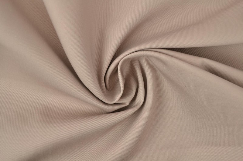 Coton sergé taupe