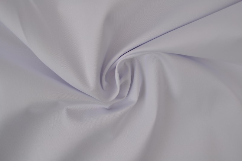 Coton sergé blanc