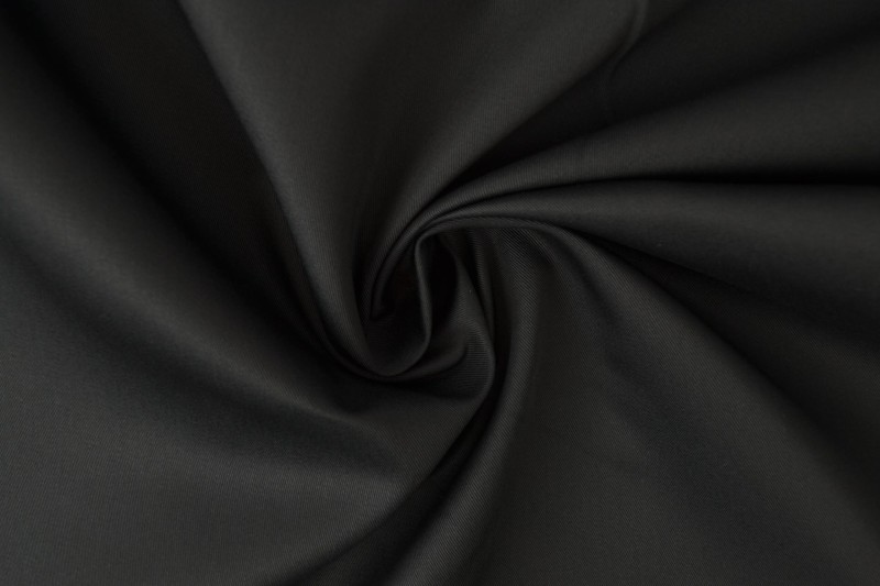 Coton sergé noir
