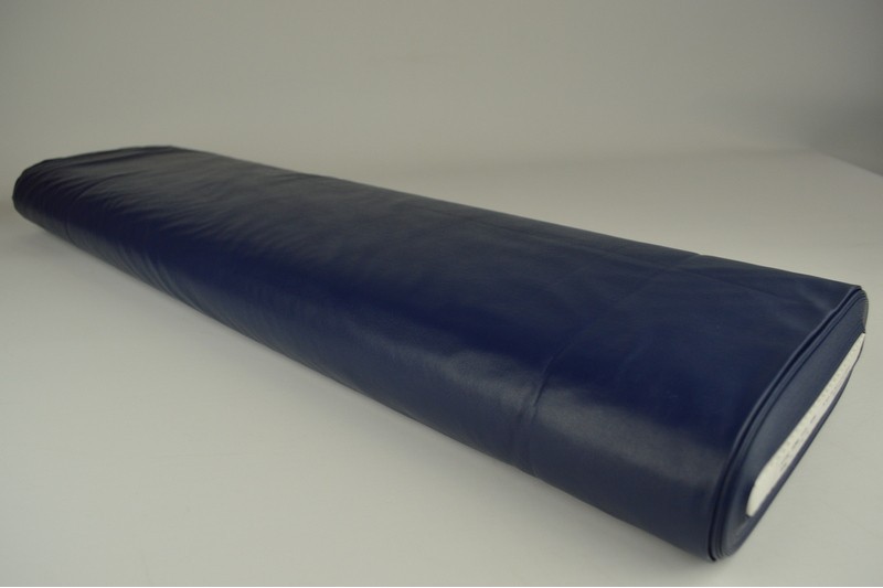 Similicuir navy, rouleau