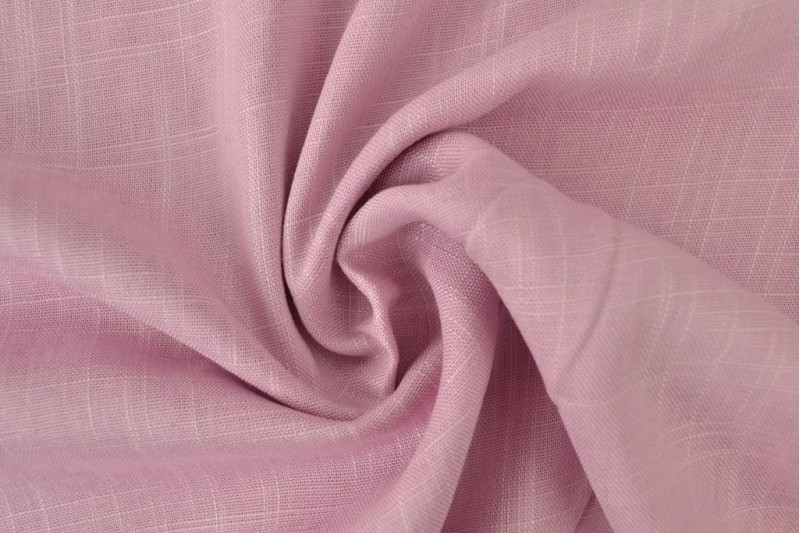 Lin Viscose rose bébé