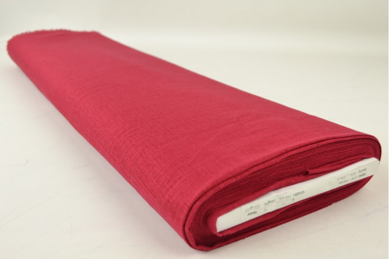 Lin Viscose bordeaux, rouleau