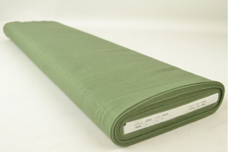 Lin Viscose vert mousse, rouleau