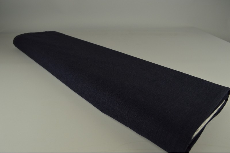 Lin Viscose navy, rouleau