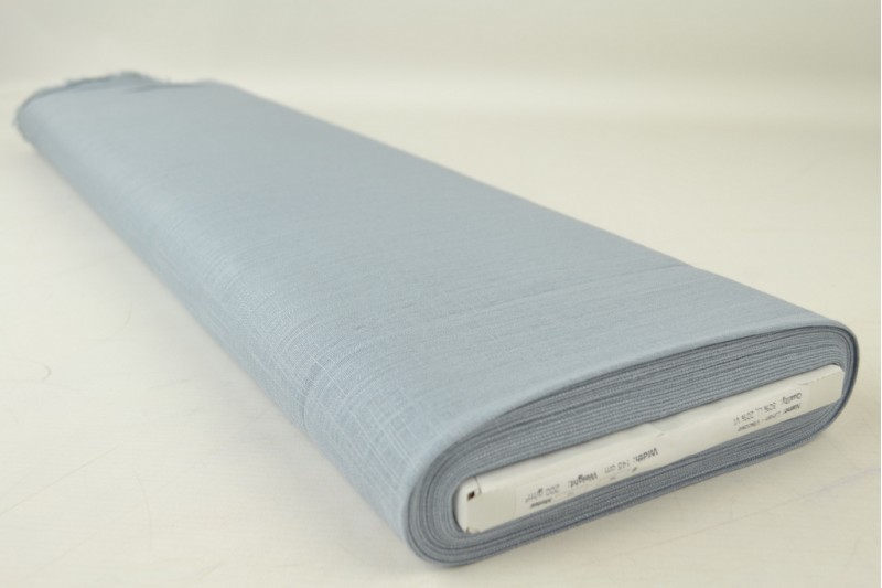 Lin Viscose bleu vintage, rouleau