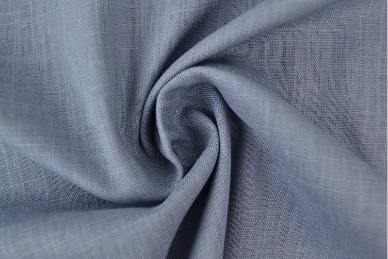 Lin Viscose bleu foncé vintage