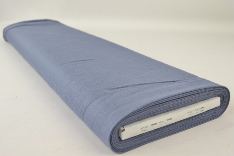 Lin Viscose bleu foncé vintage, rouleau
