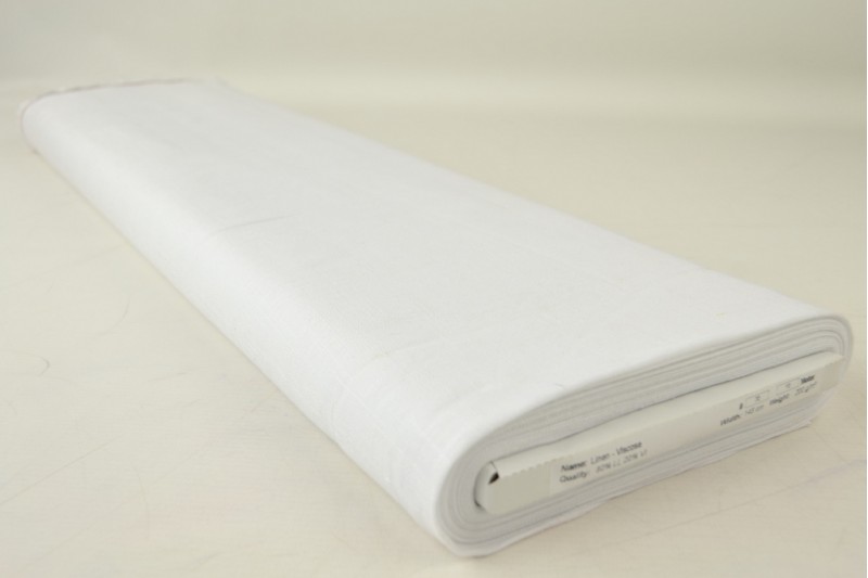 Lin Viscose blanc, rouleau