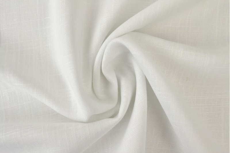 Lin Viscose blanc