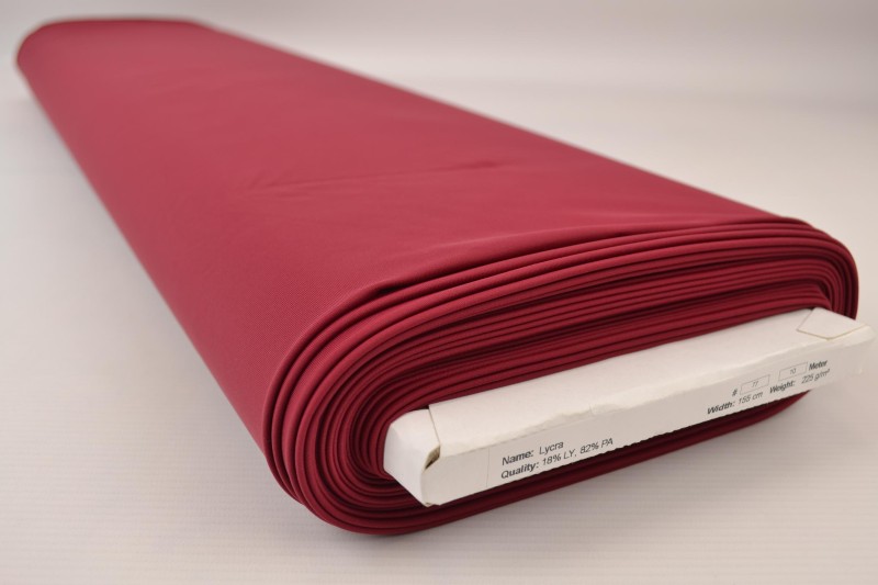 Lycra bordeaux, rouleau