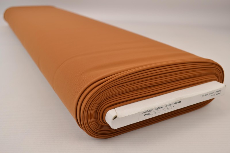 Lycra jaune ocre foncé, rouleau