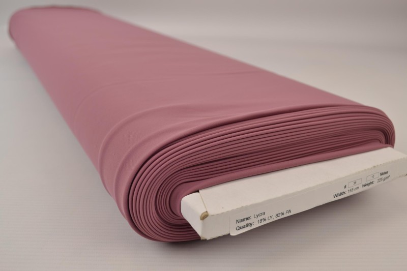 Lycra vieux rose foncé, rouleau