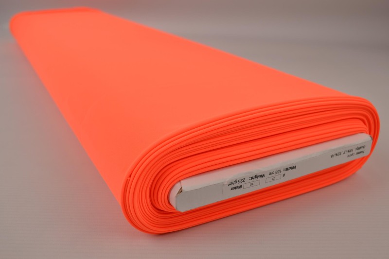 Lycra orange fluo, rouleau