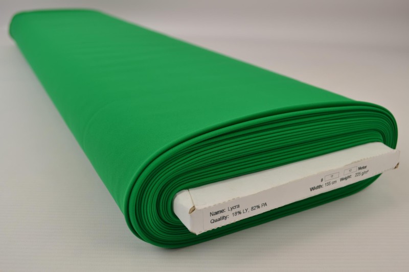 Lycra vert, rouleau