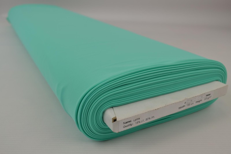 Lycra menthe, rouleau