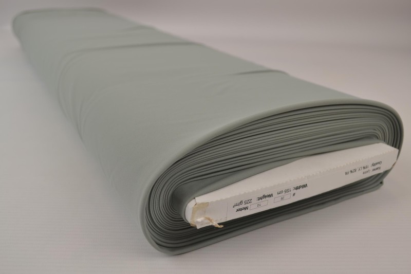 Lycra gris argenté, rouleau