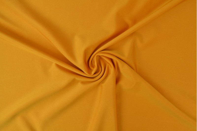 Lycra Brillant jaune ocre