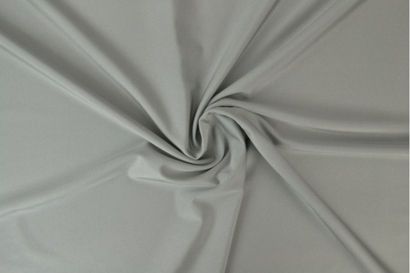 Lycra Brillant gris argenté