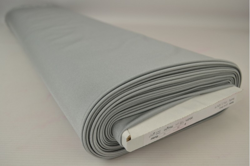 Lycra Brillant gris argenté, rouleau
