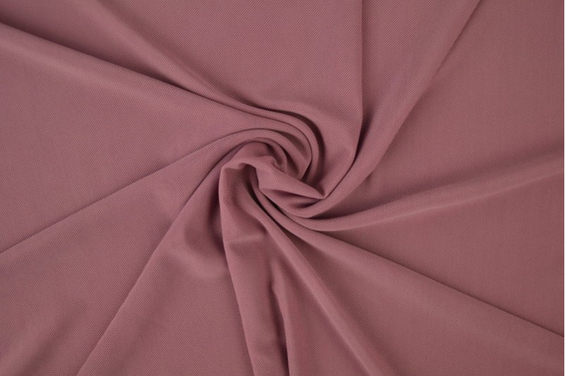 Tulle Lycra vieux rose foncé