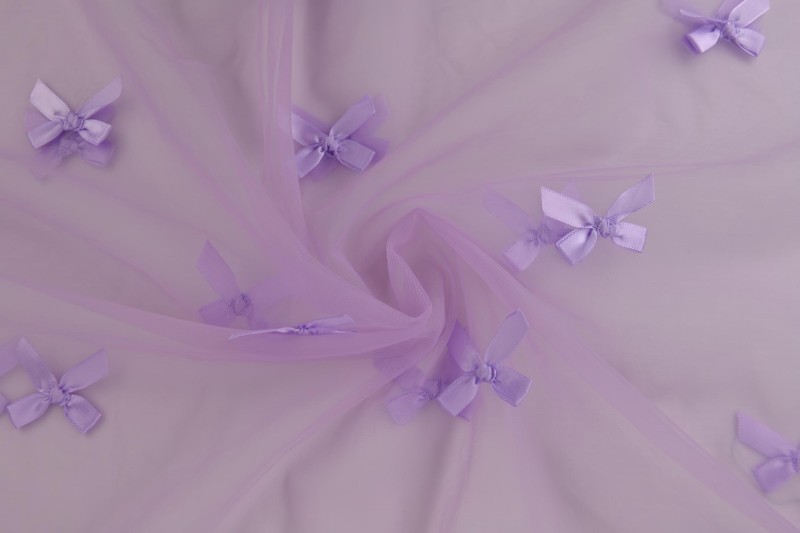 Mesh Bowknot lavande