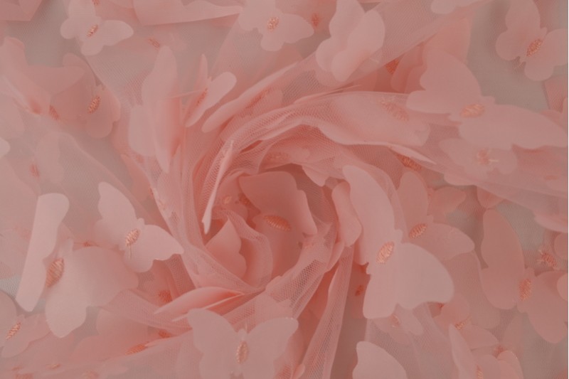 Mesh Butterfly vieux rose