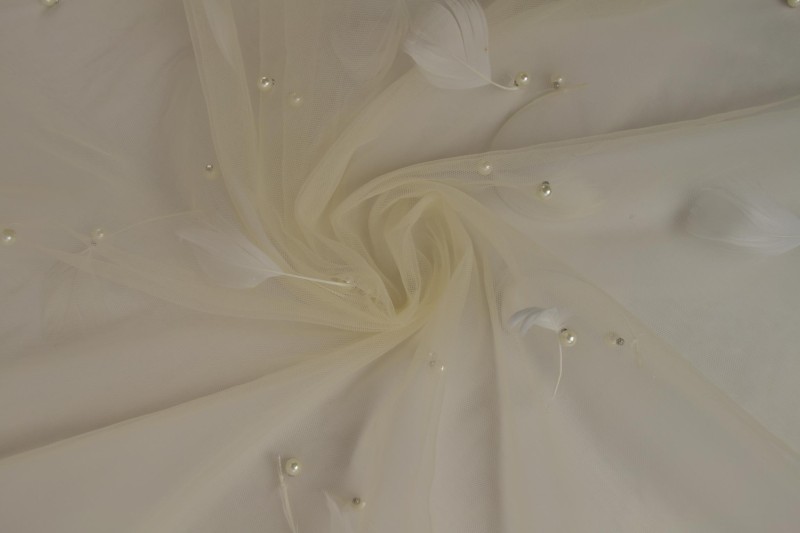 Mesh Plumes et Perles mesh plumes & perles champagne