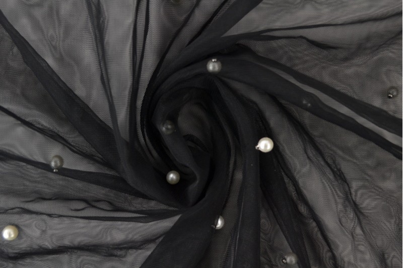 Mesh Pearls noir