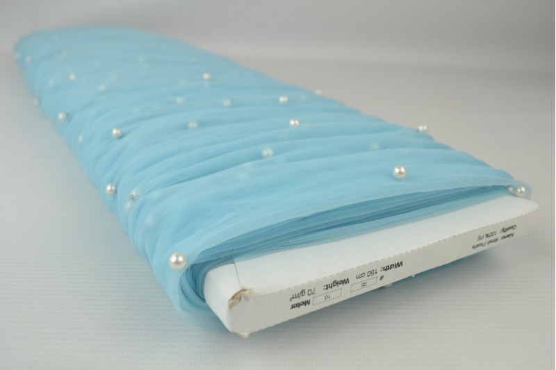 Mesh Pearls bleu
