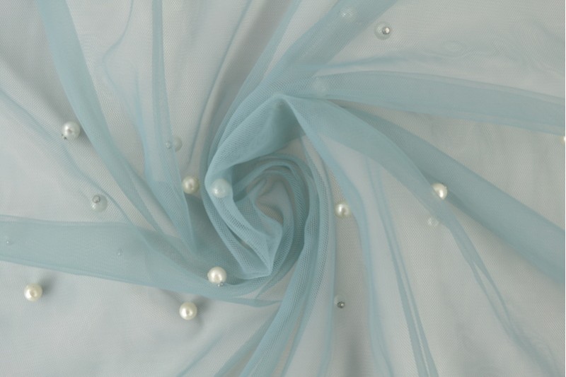 Mesh Pearls vieux vert, rouleau