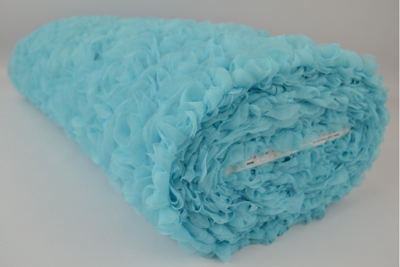 Mesh Roses Special bleu, rouleau