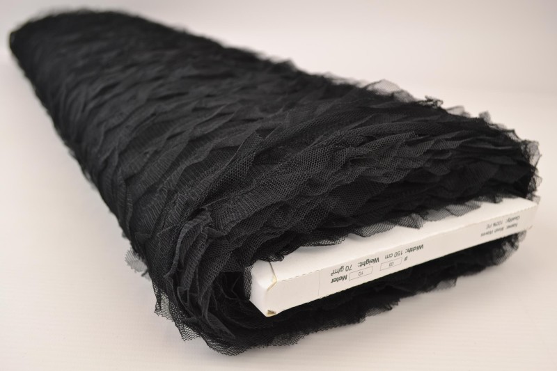 Mesh Waves noir, rouleau