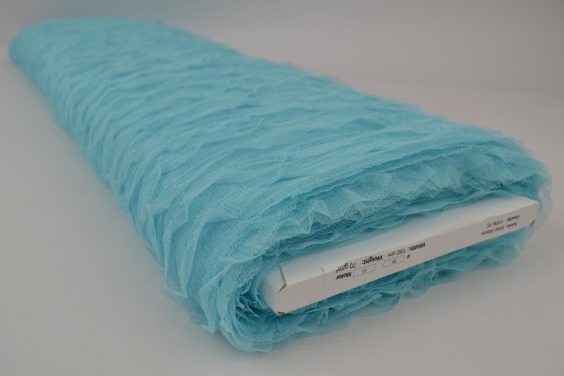 Mesh Waves bleu, rouleau