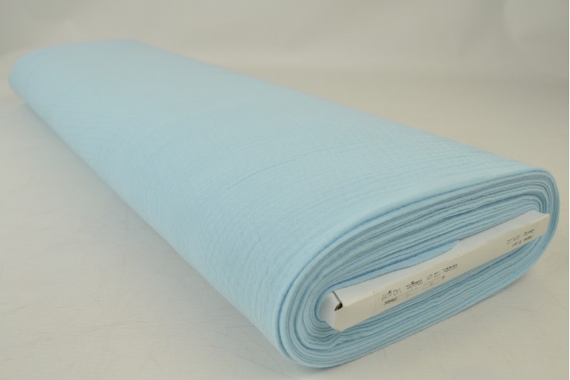 Mousseline (hydrophile) bleu bébé, rouleau