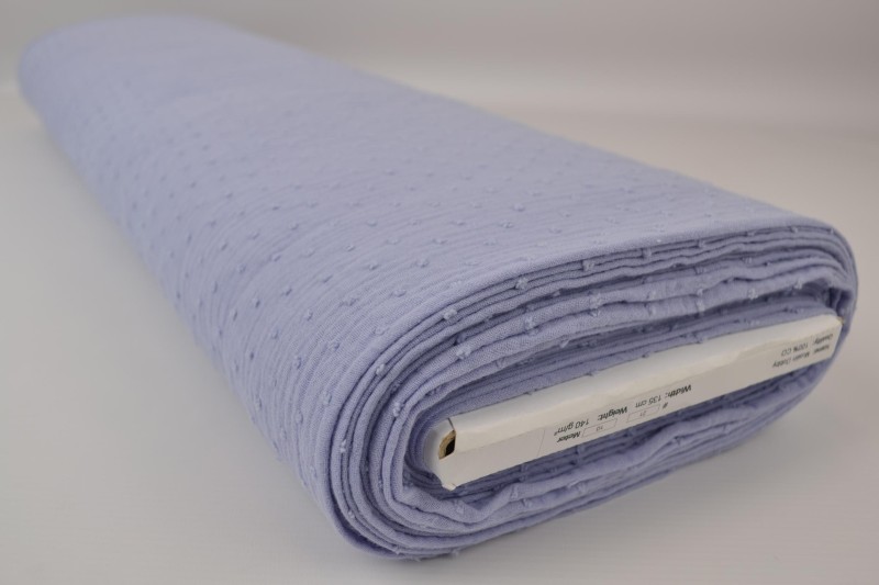 Mousseline Dobby lavande, rouleau