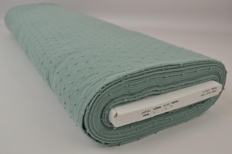 Mousseline Dobby vieux vert, rouleau