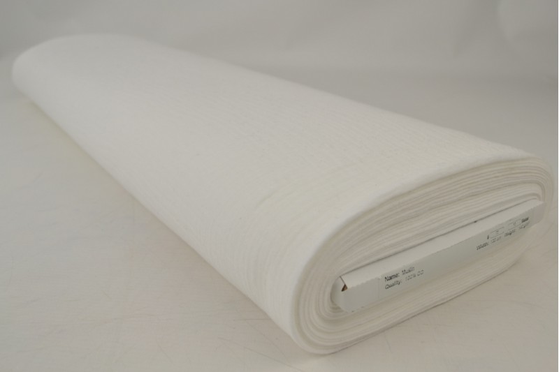 Mousseline (hydrophile) blanc cassé, rouleau