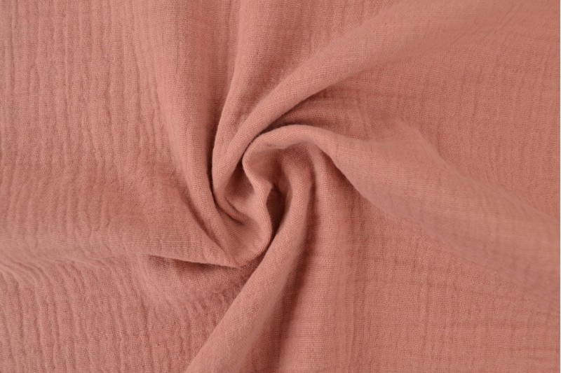 Mousseline (hydrophile) vieux rose