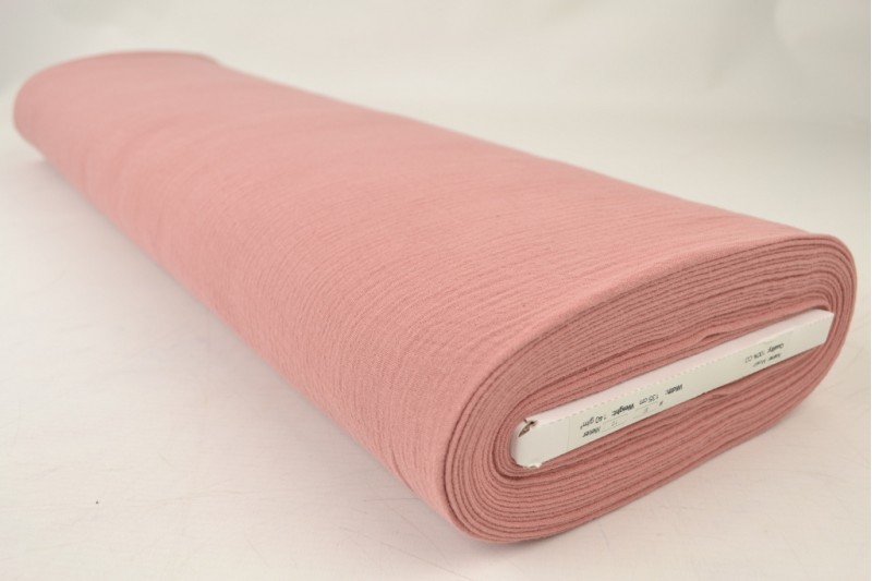 Mousseline (hydrophile) vieux rose, rouleau
