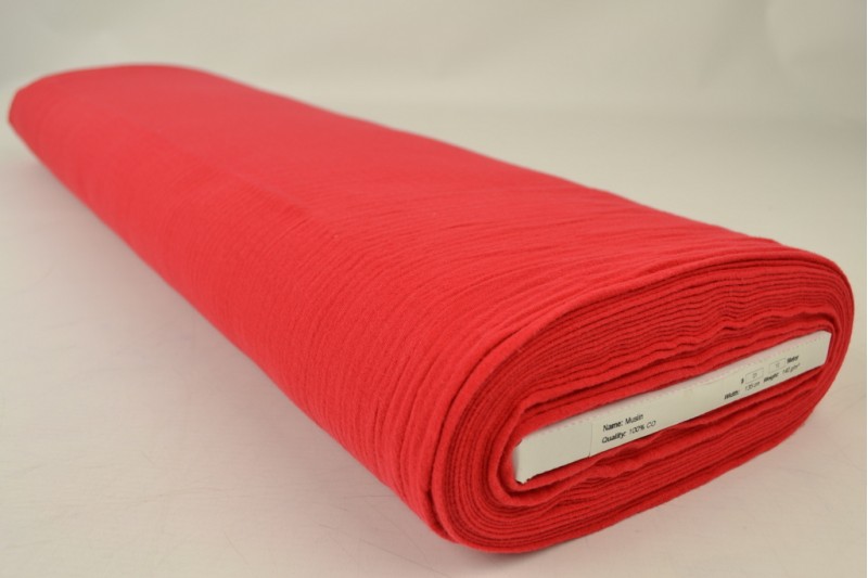 Mousseline (hydrophile) rouge, rouleau
