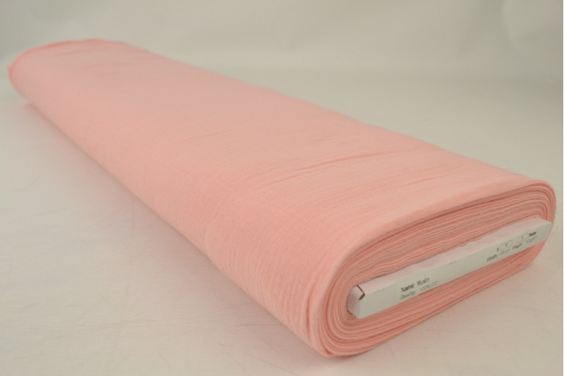 Mousseline (hydrophile) rose saumon, rouleau